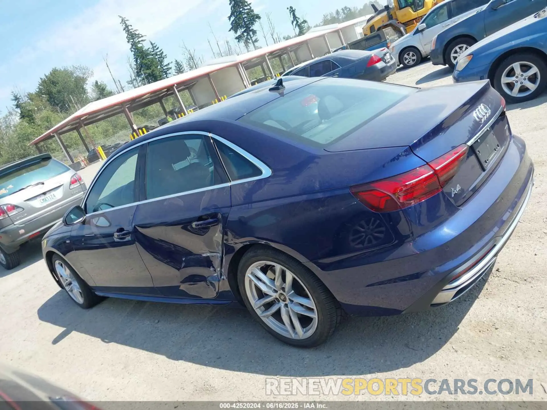 14 Photograph of a damaged car WAUEAAF42PN017346 AUDI A4 2023
