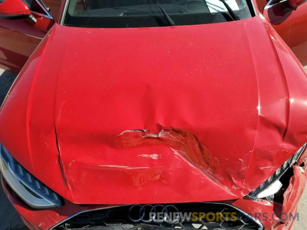 13 Photograph of a damaged car WAUEAAF43PN002886 AUDI A4 2023