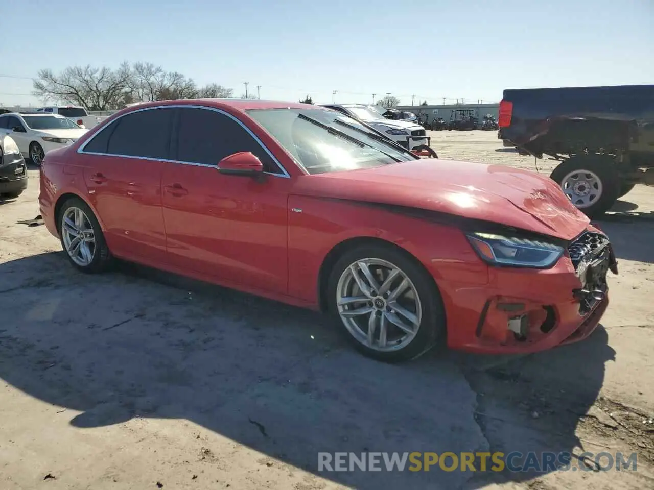 4 Photograph of a damaged car WAUEAAF43PN002886 AUDI A4 2023