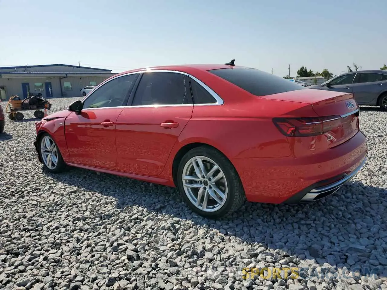 2 Photograph of a damaged car WAUEAAF43PN006551 AUDI A4 2023