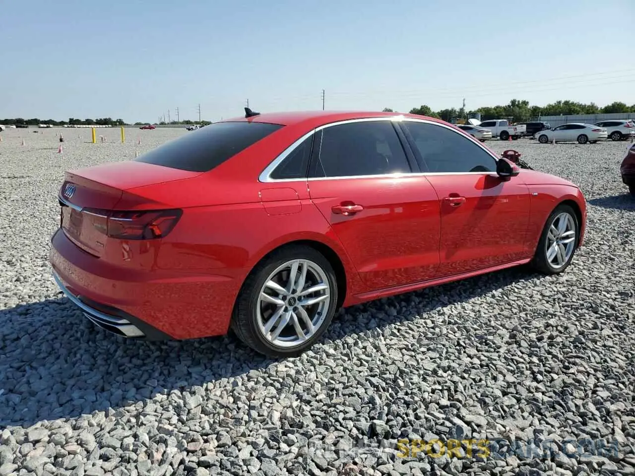 3 Photograph of a damaged car WAUEAAF43PN006551 AUDI A4 2023