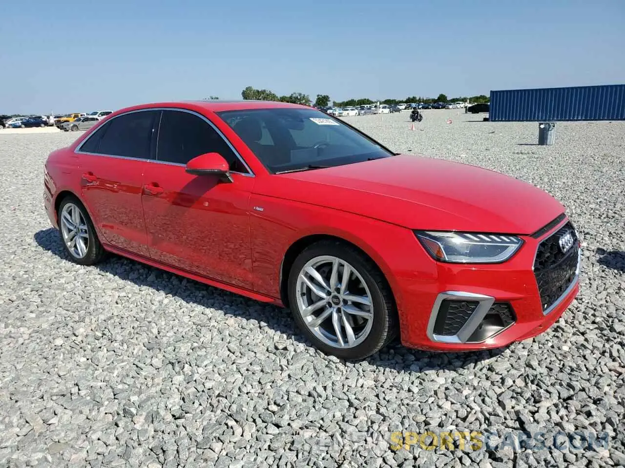 4 Photograph of a damaged car WAUEAAF43PN006551 AUDI A4 2023