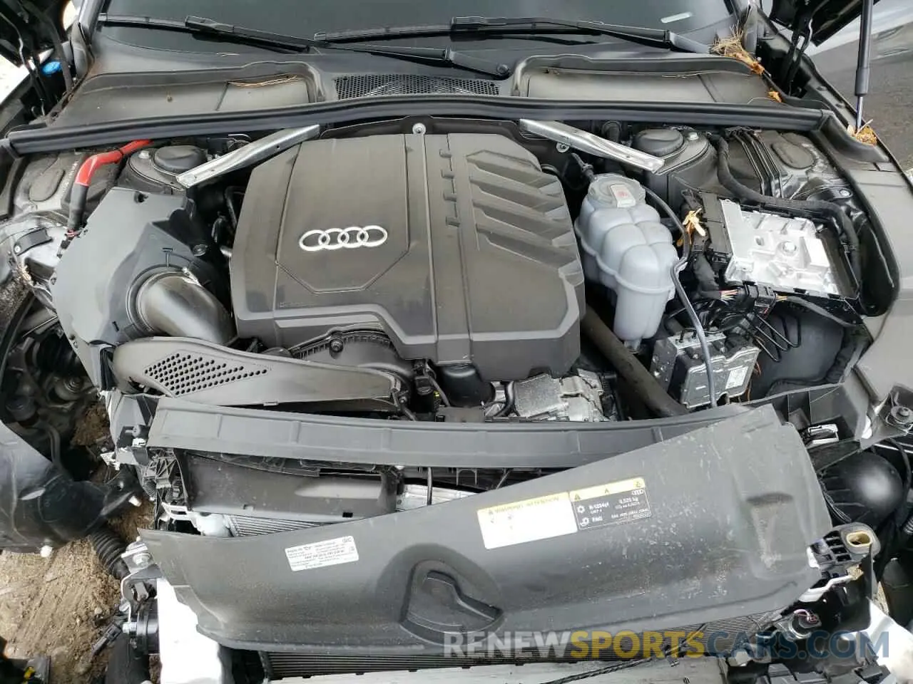 11 Фотография поврежденного автомобиля WAUEAAF43PN021650 AUDI A4 2023