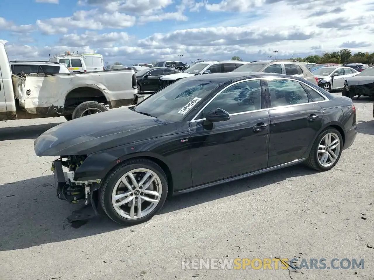 1 Photograph of a damaged car WAUEAAF45PN001173 AUDI A4 2023