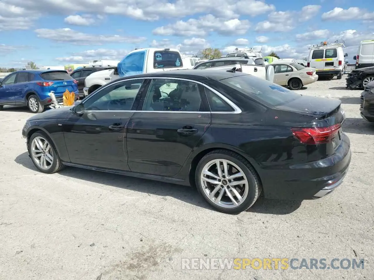 2 Photograph of a damaged car WAUEAAF45PN001173 AUDI A4 2023