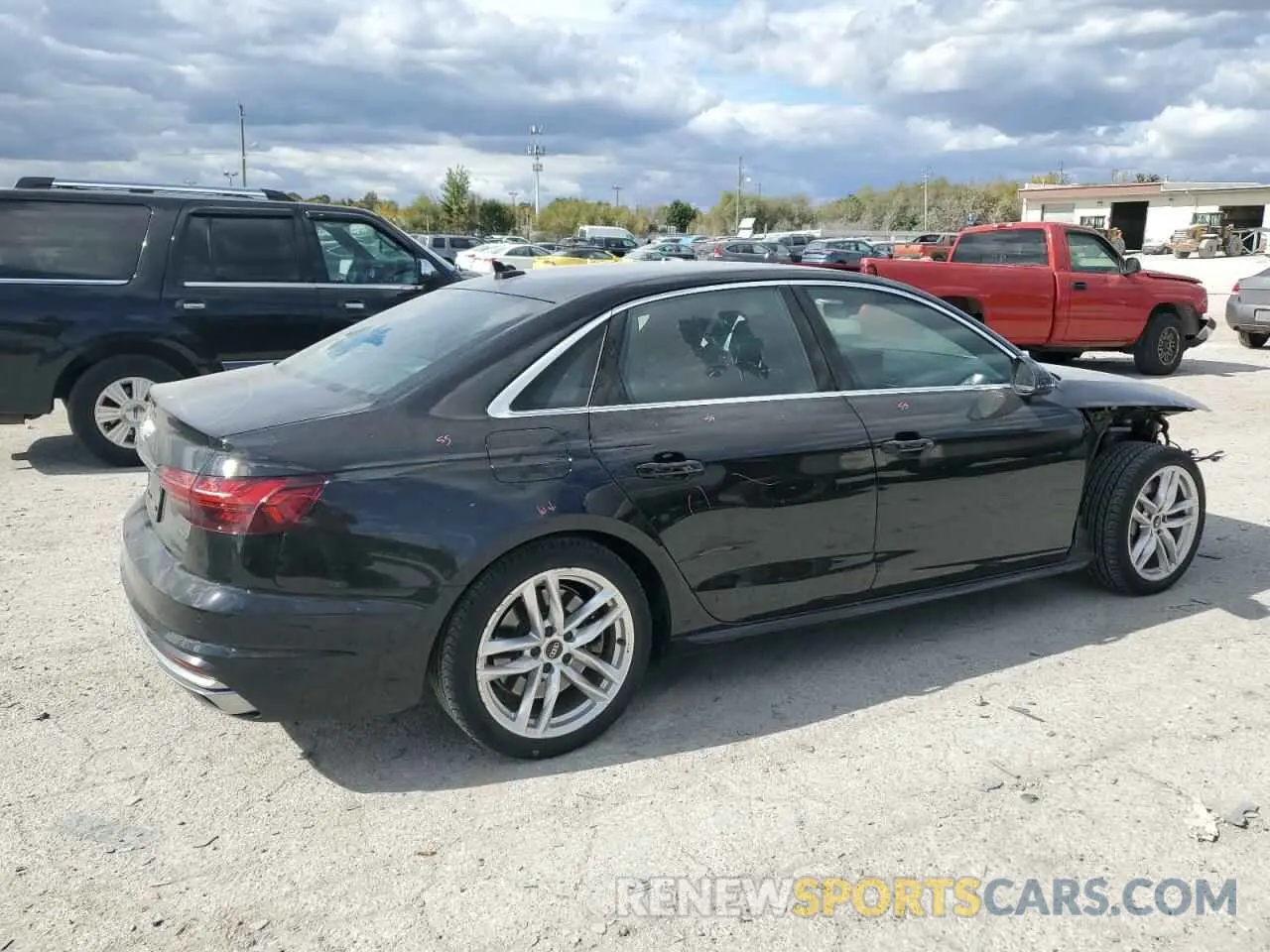 3 Photograph of a damaged car WAUEAAF45PN001173 AUDI A4 2023