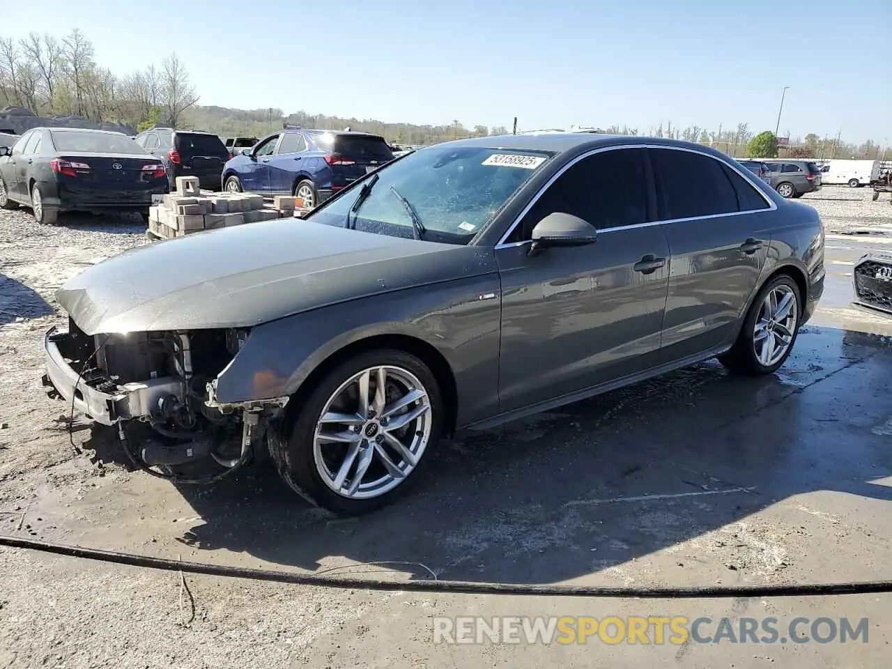 1 Фотография поврежденного автомобиля WAUEAAF45PN001979 AUDI A4 2023
