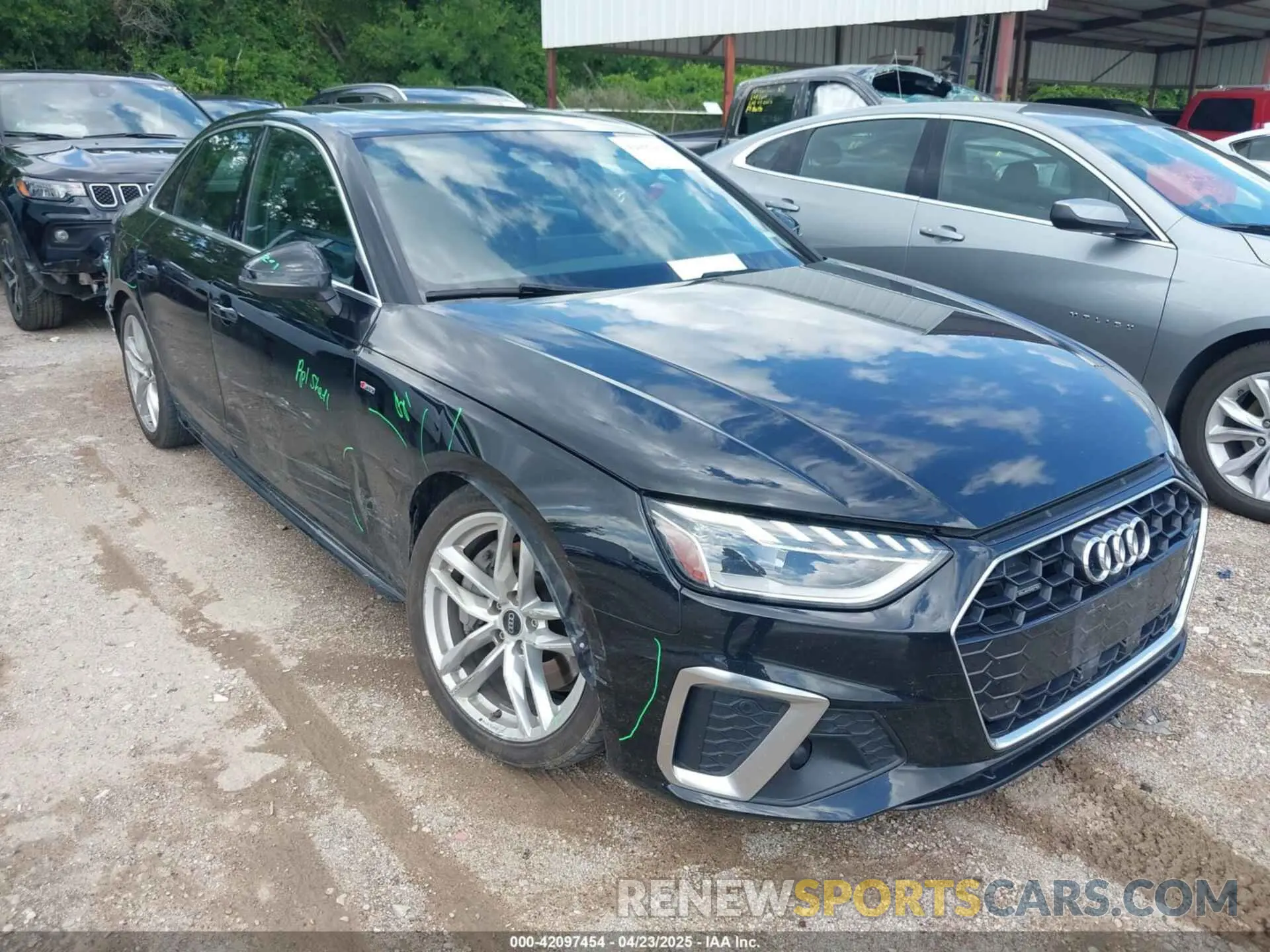 1 Photograph of a damaged car WAUEAAF45PN016577 AUDI A4 2023