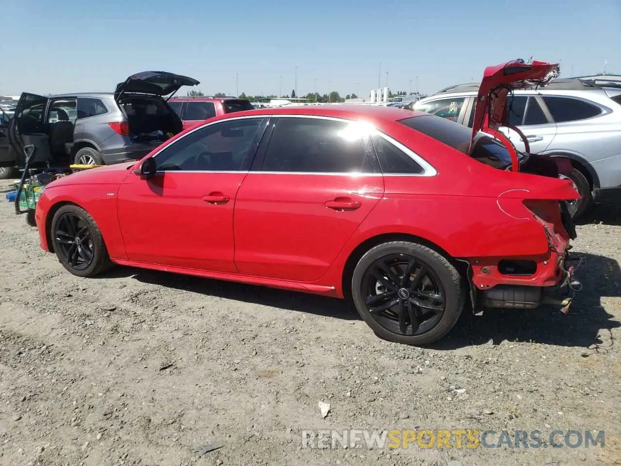 2 Photograph of a damaged car WAUEAAF46PN002185 AUDI A4 2023
