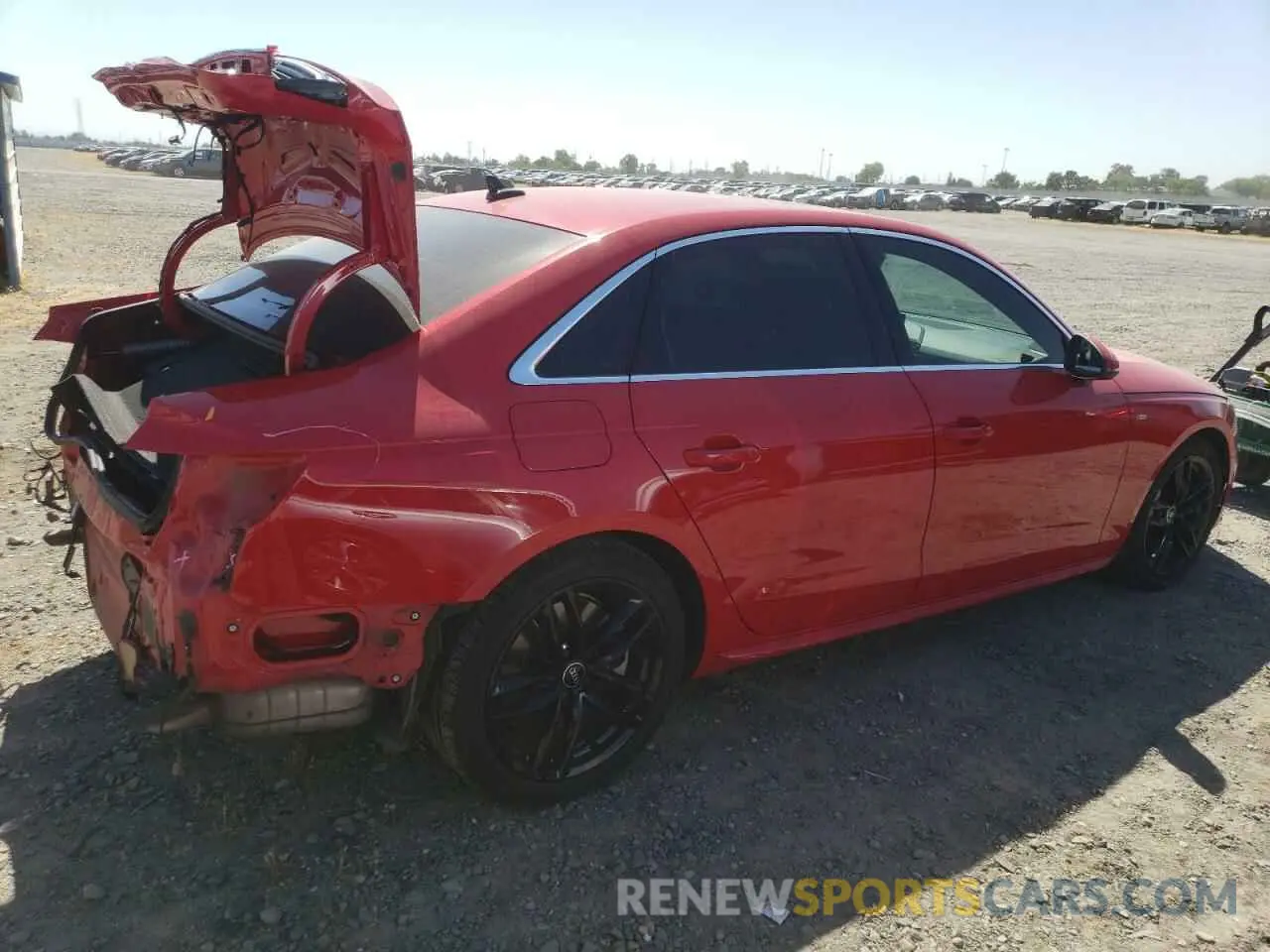 3 Photograph of a damaged car WAUEAAF46PN002185 AUDI A4 2023