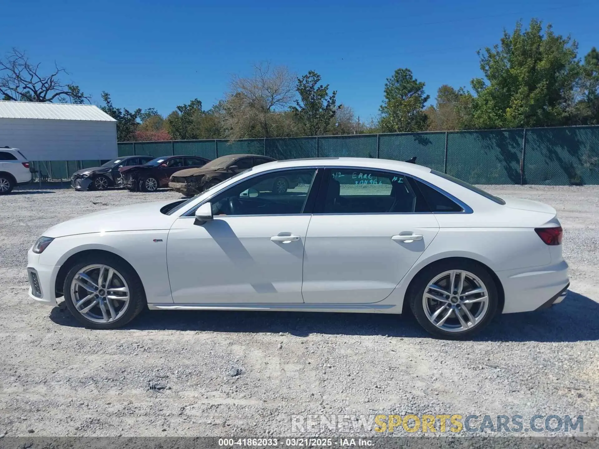 14 Photograph of a damaged car WAUEAAF46PN018967 AUDI A4 2023