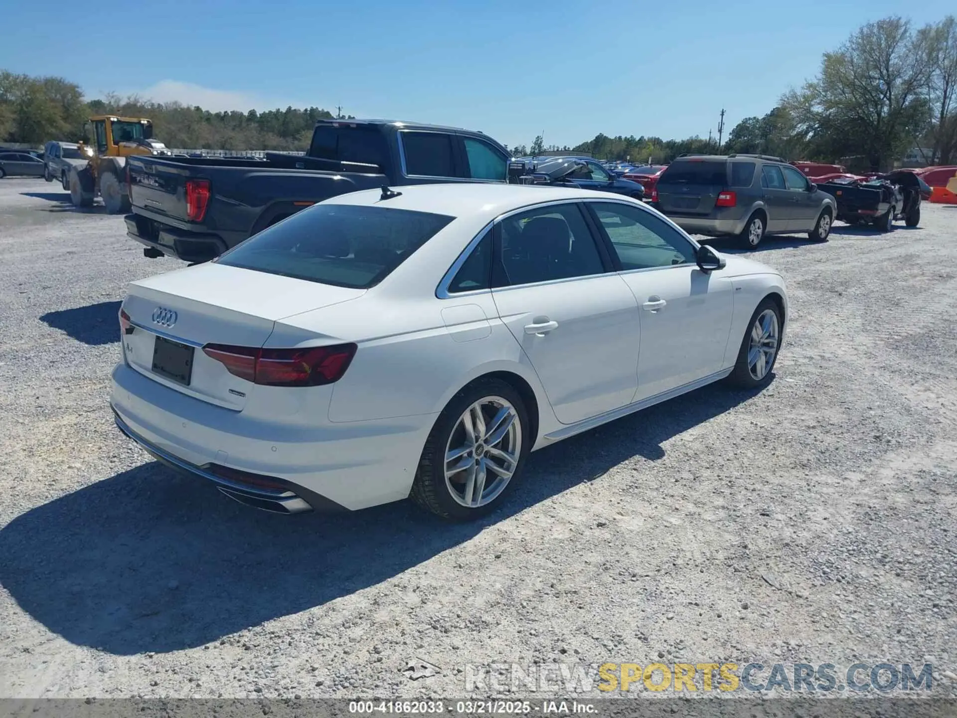 4 Photograph of a damaged car WAUEAAF46PN018967 AUDI A4 2023
