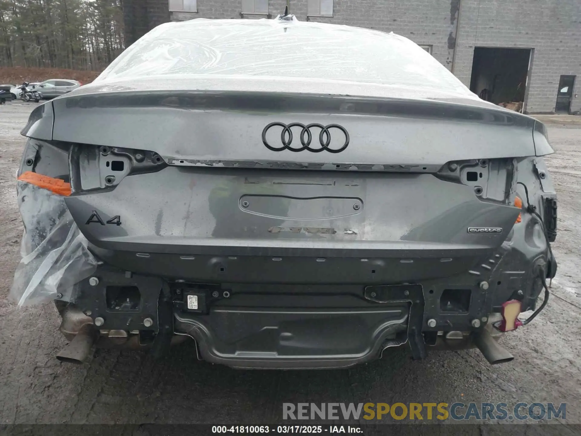 6 Фотография поврежденного автомобиля WAUEAAF47PA008598 AUDI A4 2023