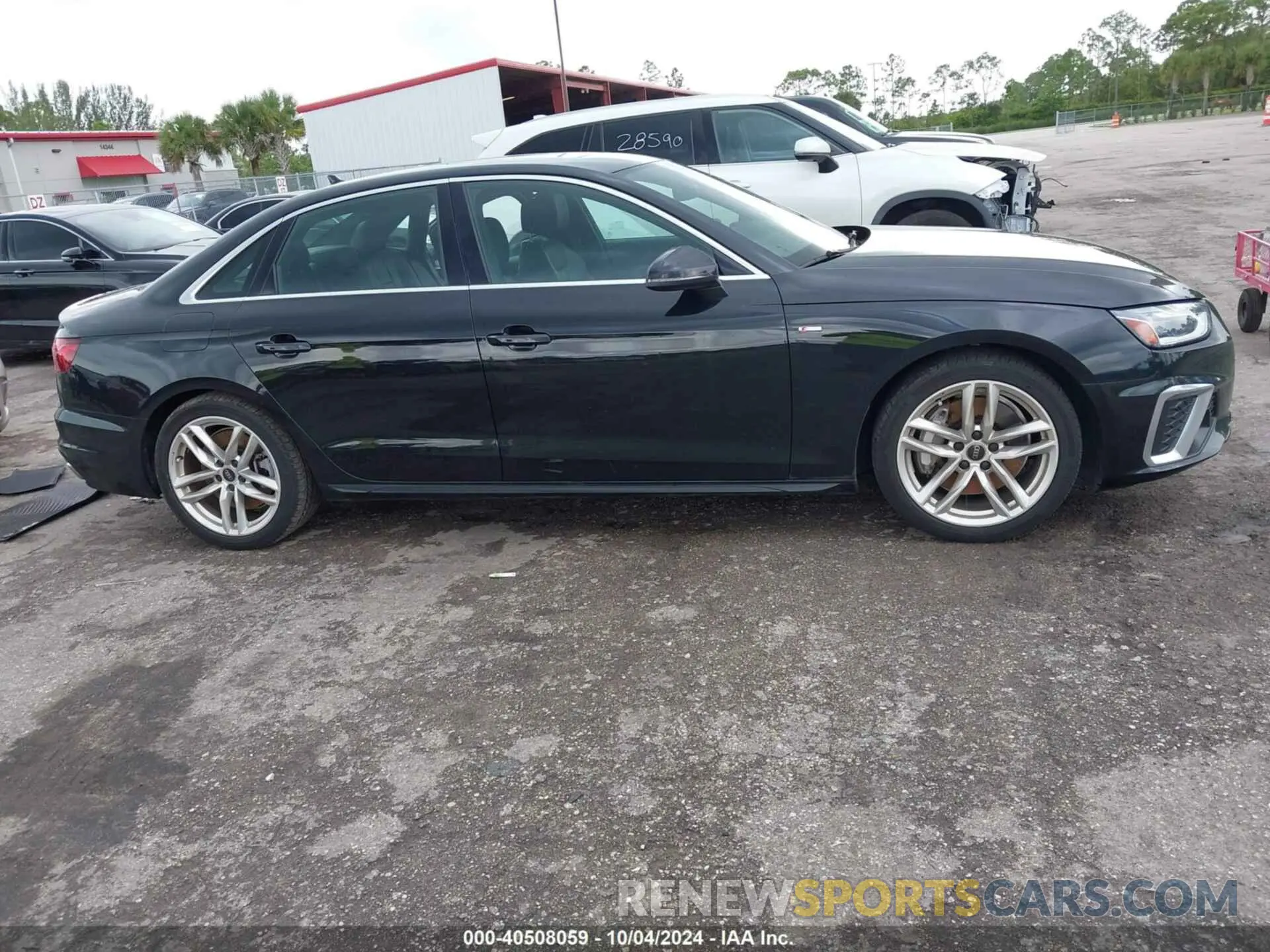 13 Photograph of a damaged car WAUEAAF47PN014166 AUDI A4 2023