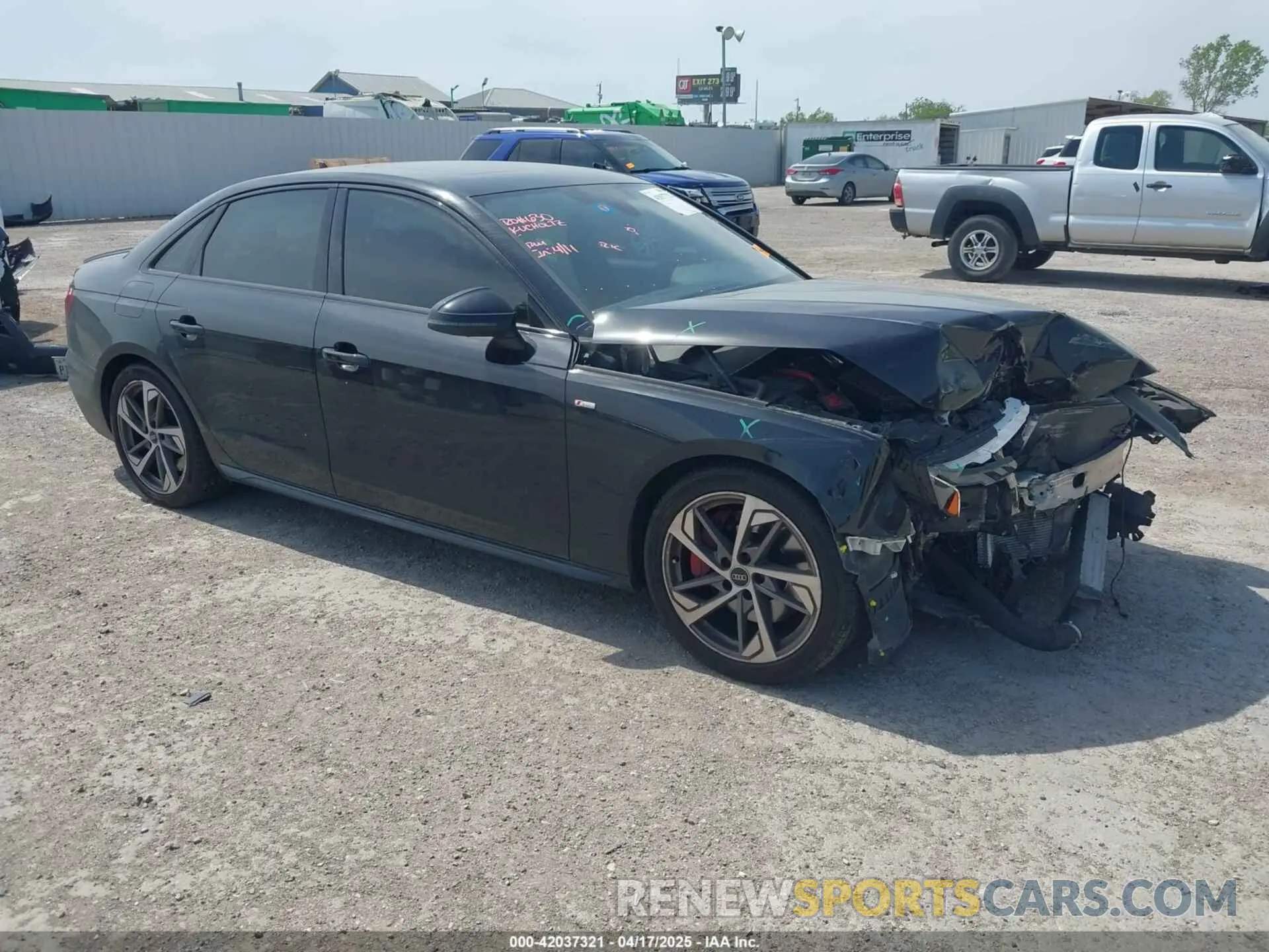 1 Фотография поврежденного автомобиля WAUEAAF48PA009002 AUDI A4 2023
