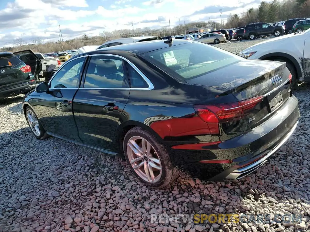 2 Фотография поврежденного автомобиля WAUEAAF48PN001846 AUDI A4 2023