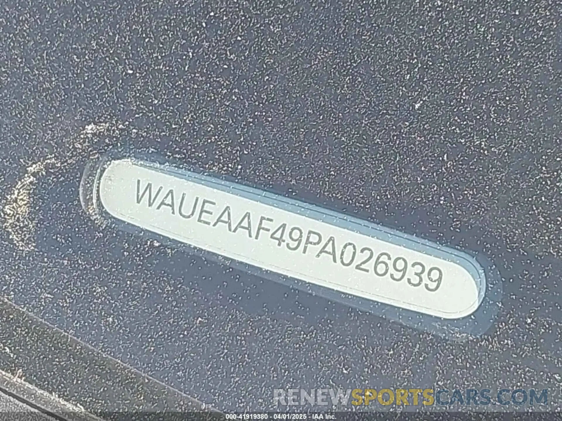 9 Фотография поврежденного автомобиля WAUEAAF49PA026939 AUDI A4 2023
