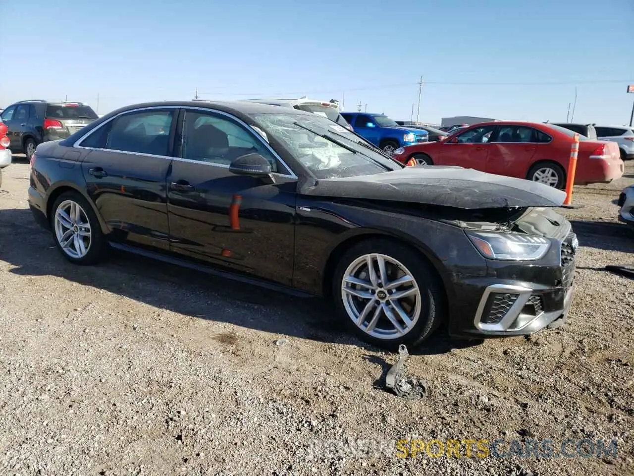 4 Фотография поврежденного автомобиля WAUEAAF49PN002603 AUDI A4 2023