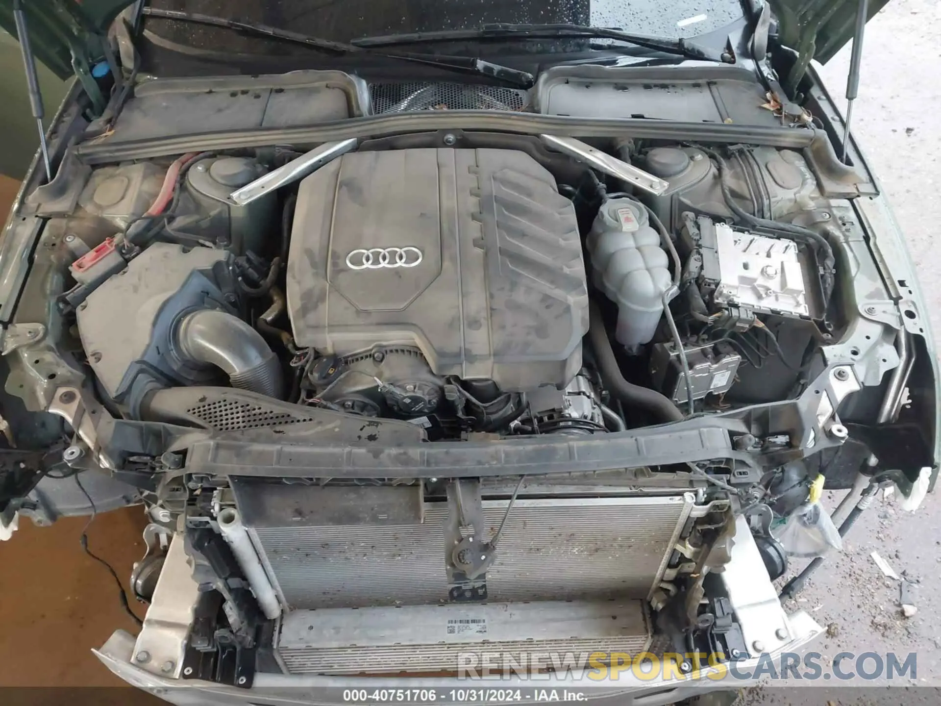 10 Photograph of a damaged car WAUEAAF49PN006957 AUDI A4 2023