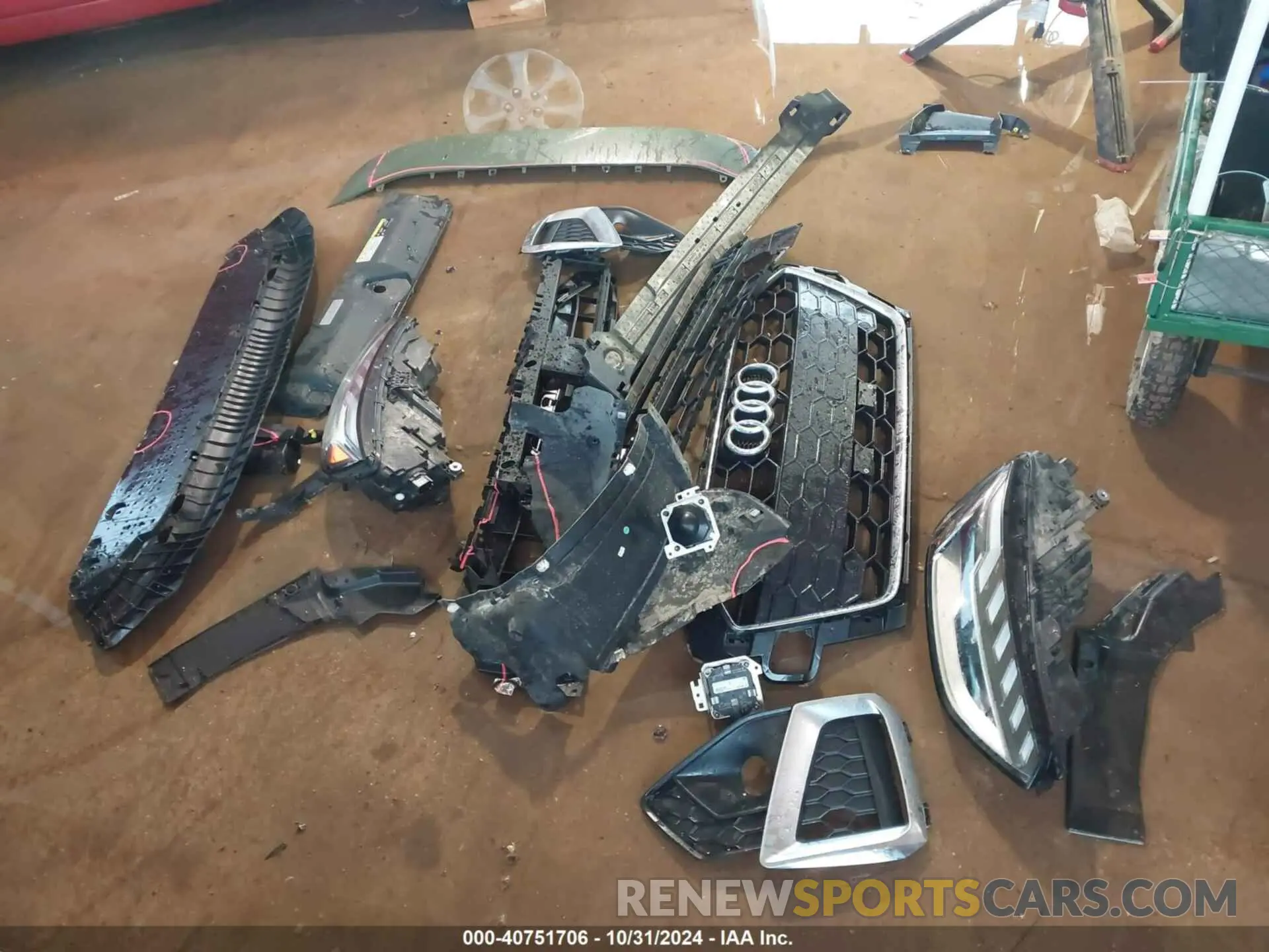 12 Photograph of a damaged car WAUEAAF49PN006957 AUDI A4 2023