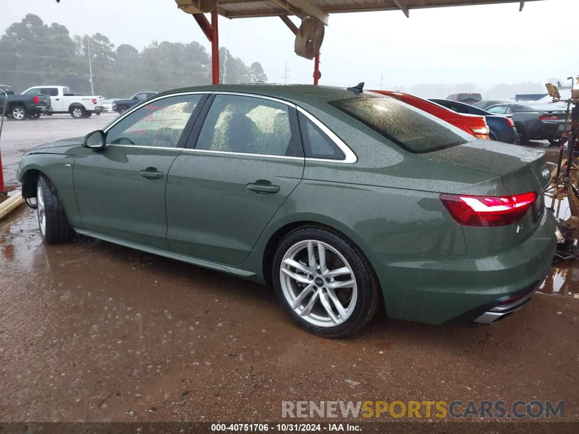 3 Photograph of a damaged car WAUEAAF49PN006957 AUDI A4 2023