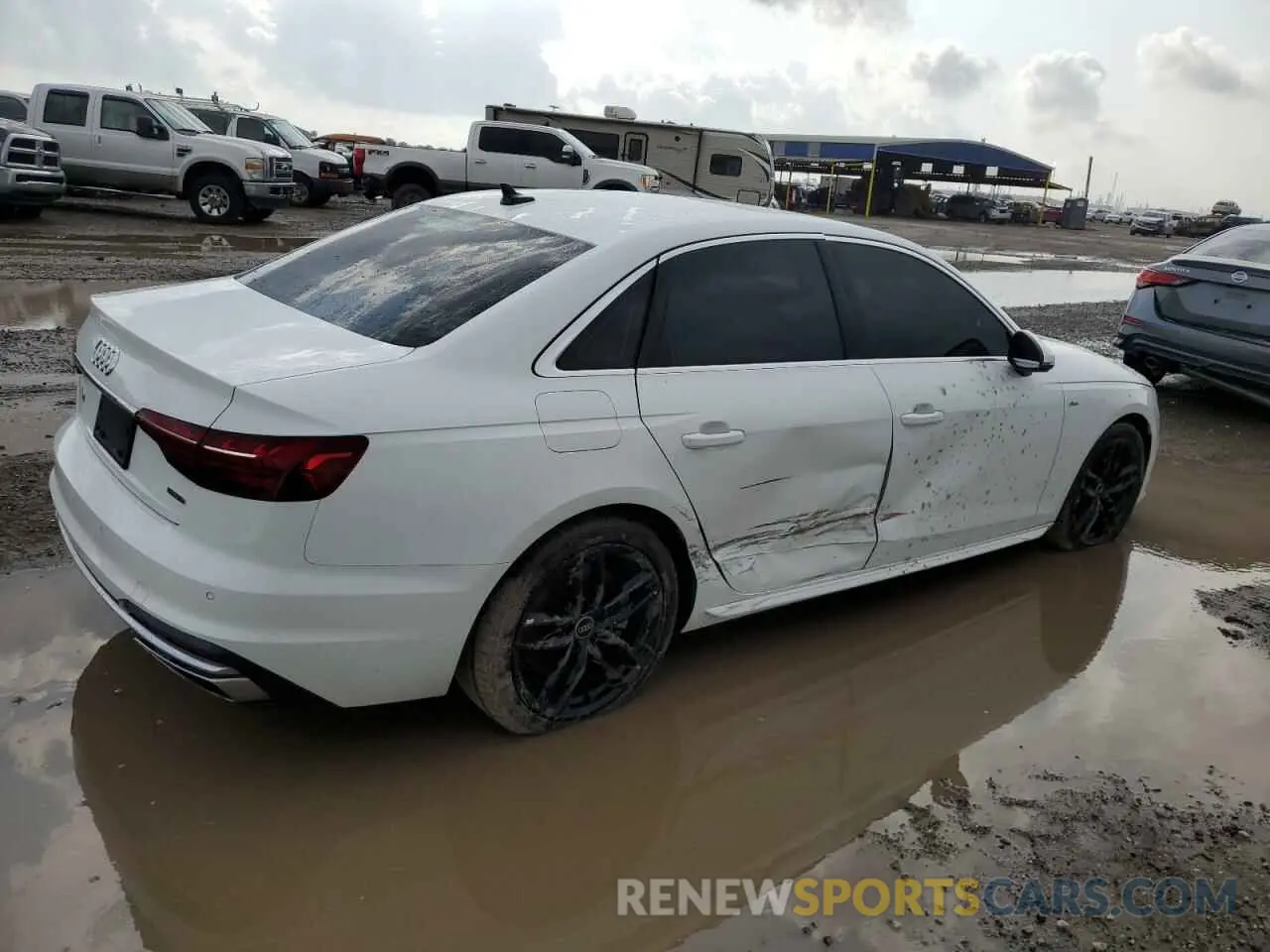 3 Photograph of a damaged car WAUEAAF4XPN006529 AUDI A4 2023