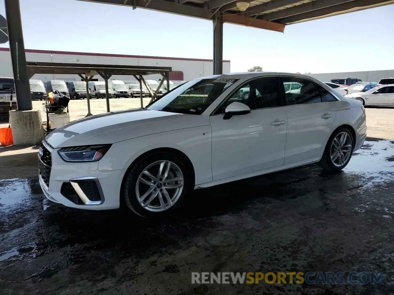 1 Photograph of a damaged car WAUEAAF4XPN017157 AUDI A4 2023