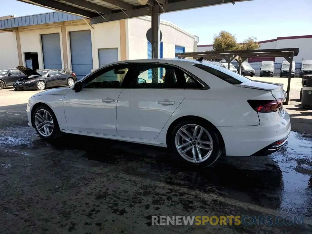 2 Photograph of a damaged car WAUEAAF4XPN017157 AUDI A4 2023
