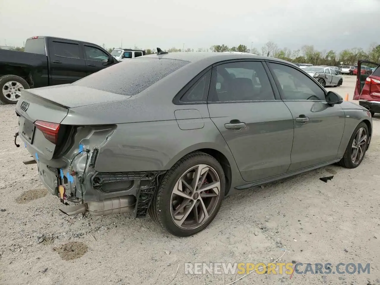 3 Photograph of a damaged car WAUFAAF41PA052097 AUDI A4 2023