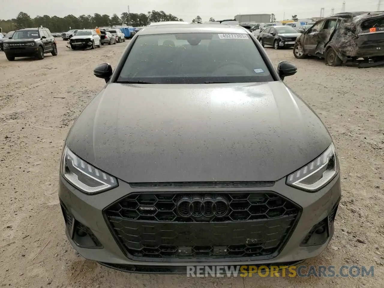 5 Photograph of a damaged car WAUFAAF41PA052097 AUDI A4 2023