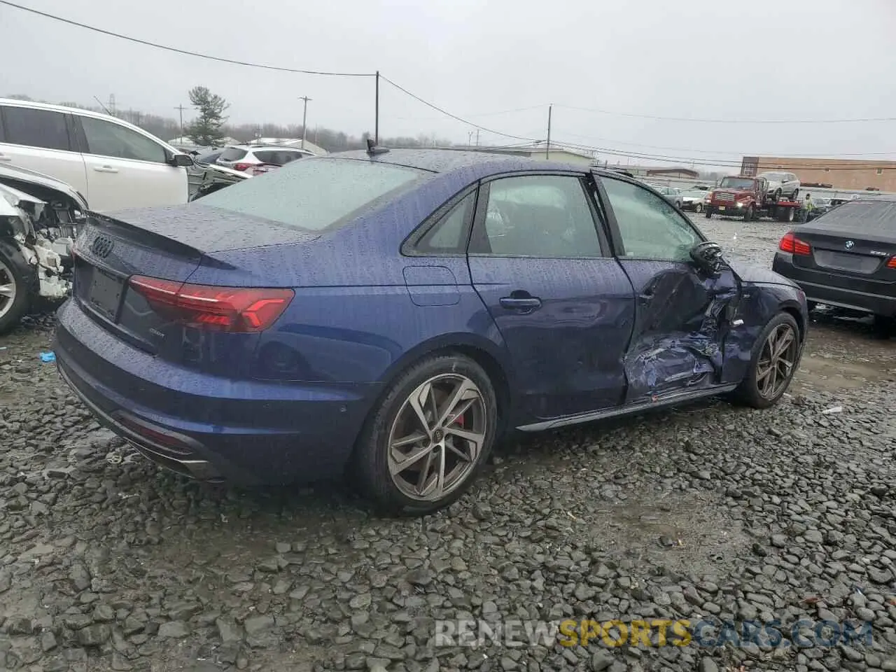 3 Фотография поврежденного автомобиля WAUFAAF49PA026251 AUDI A4 2023