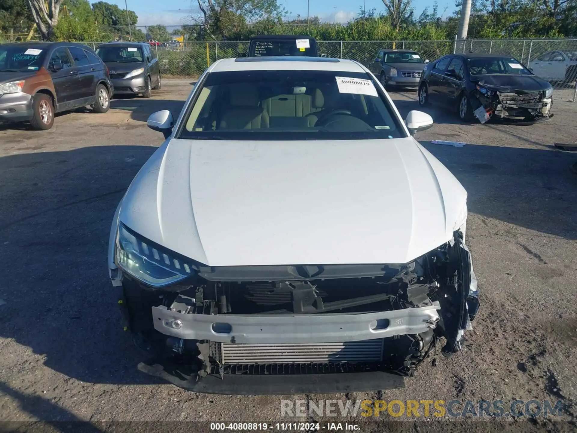 12 Photograph of a damaged car WAUABAF41RN004358 AUDI A4 2024