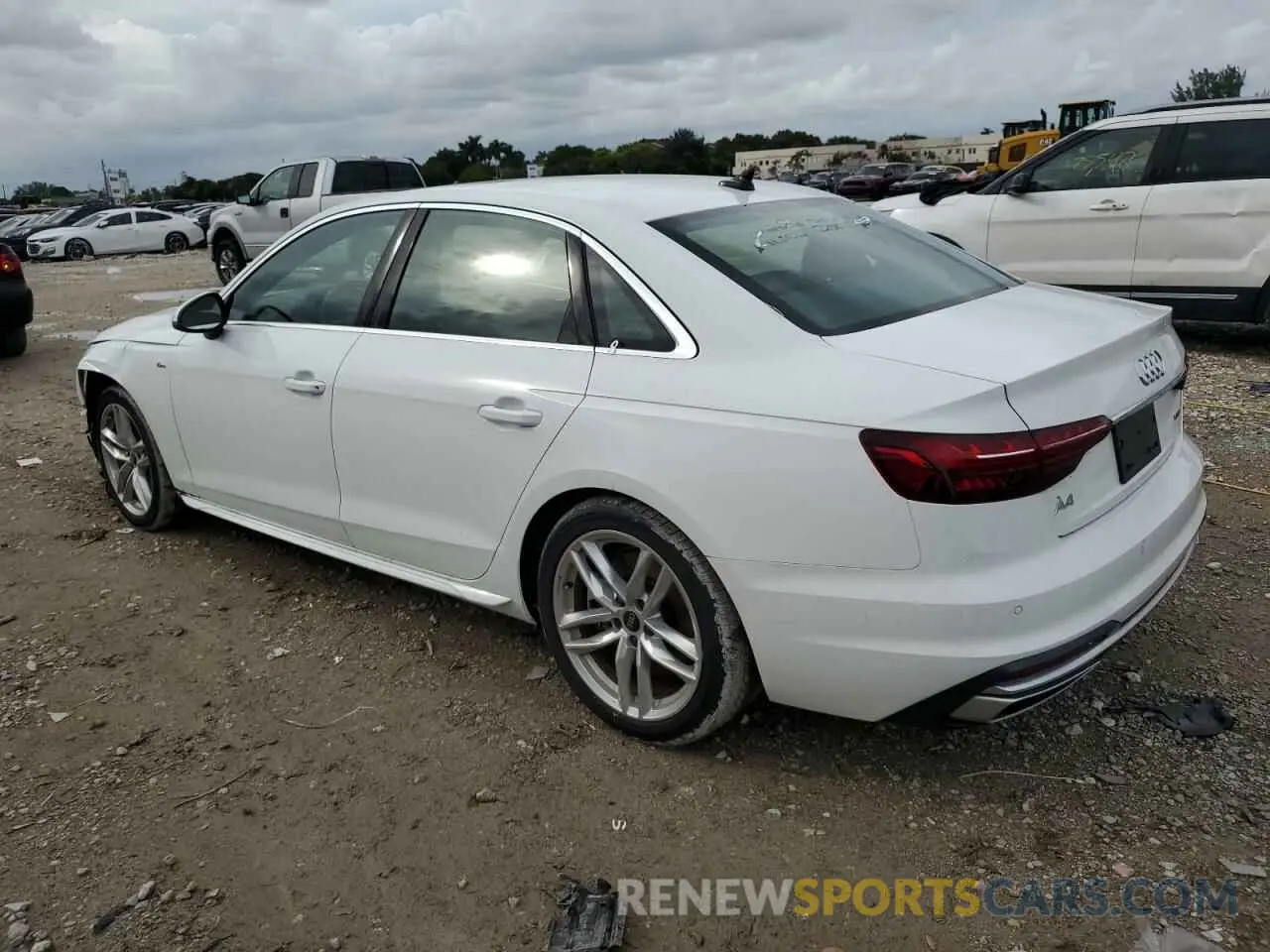 2 Photograph of a damaged car WAUDAAF41RN010547 AUDI A4 2024