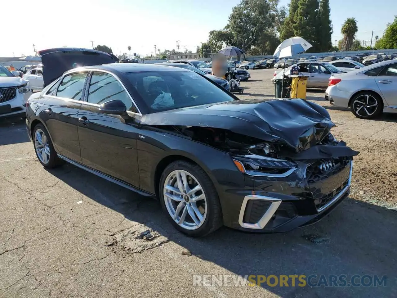 4 Photograph of a damaged car WAUDAAF45RN005254 AUDI A4 2024