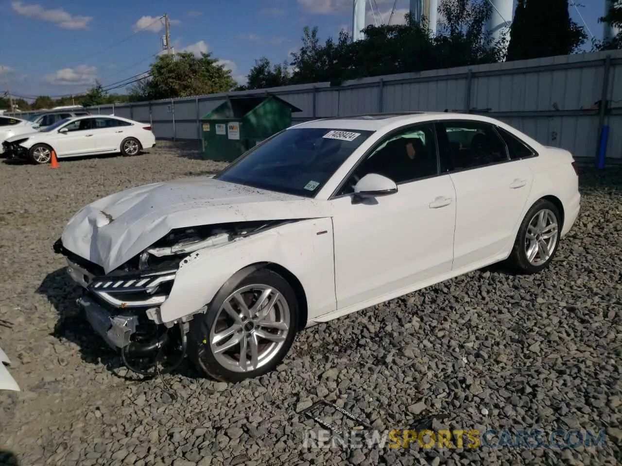 1 Фотография поврежденного автомобиля WAUDAAF4XRN000437 AUDI A4 2024