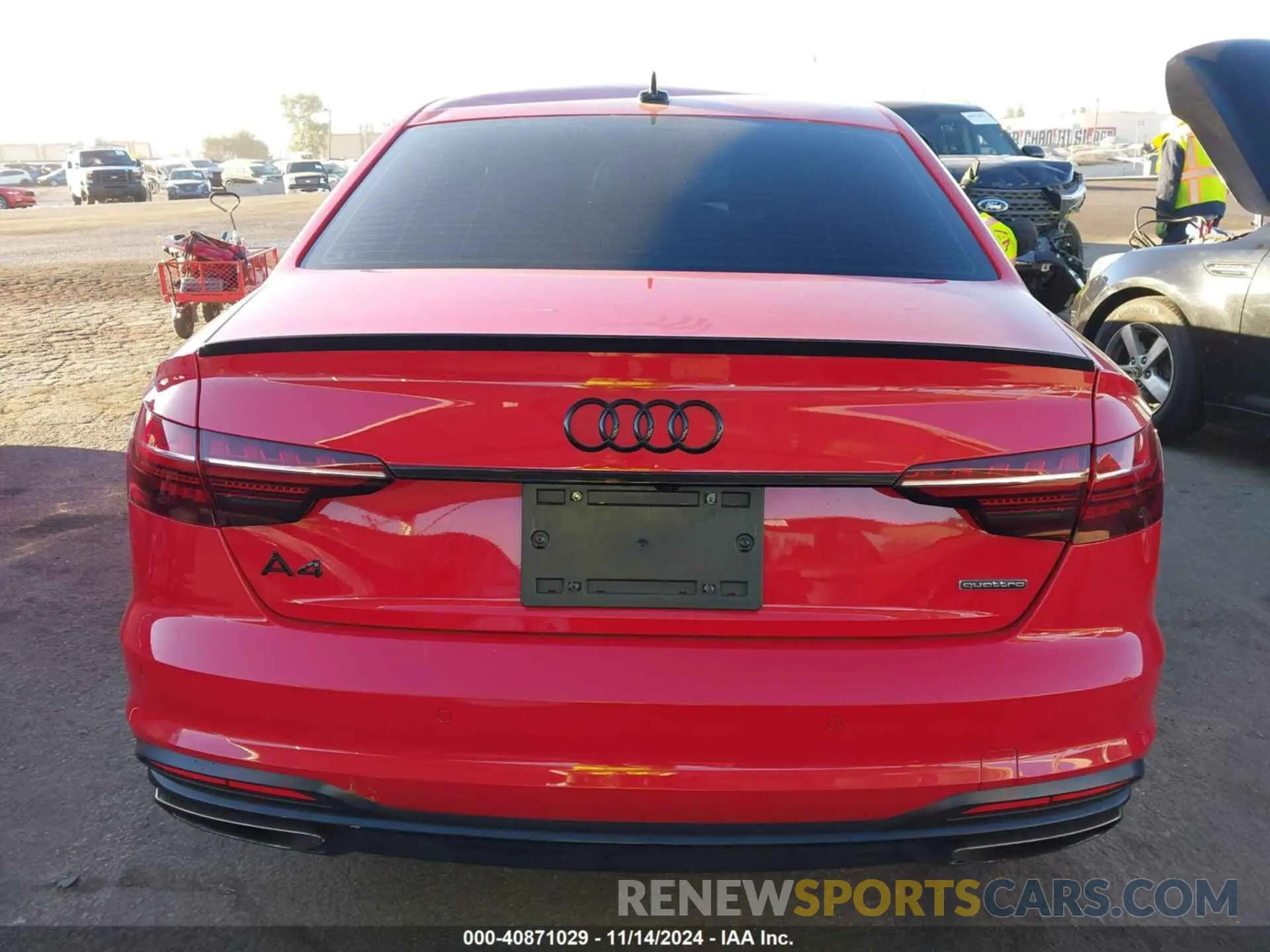 15 Photograph of a damaged car WAUEAAF40RN005277 AUDI A4 2024
