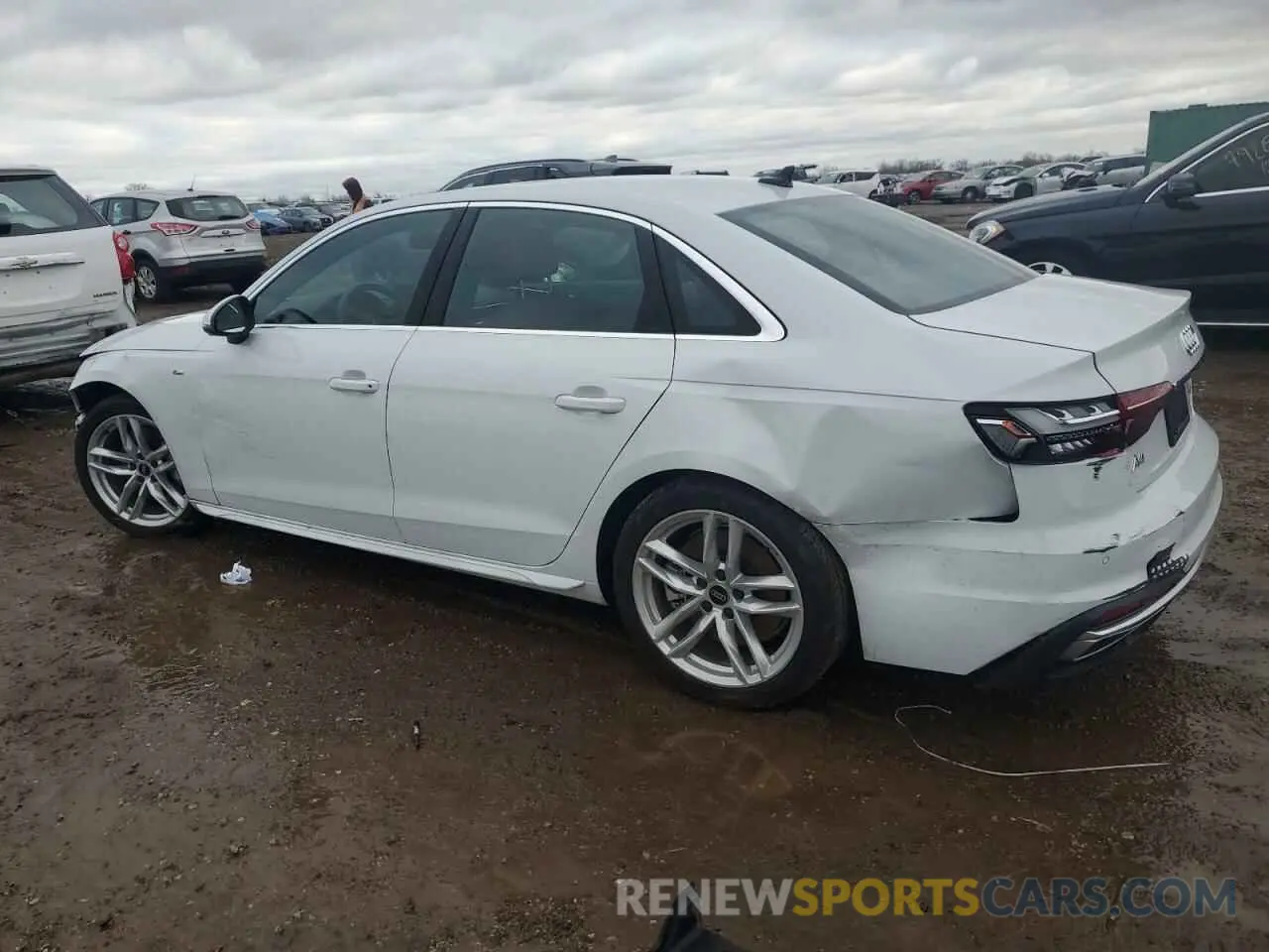 2 Photograph of a damaged car WAUEAAF40RN012231 AUDI A4 2024