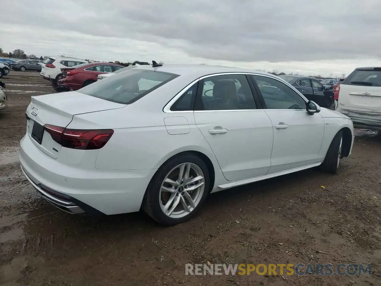 3 Photograph of a damaged car WAUEAAF40RN012231 AUDI A4 2024
