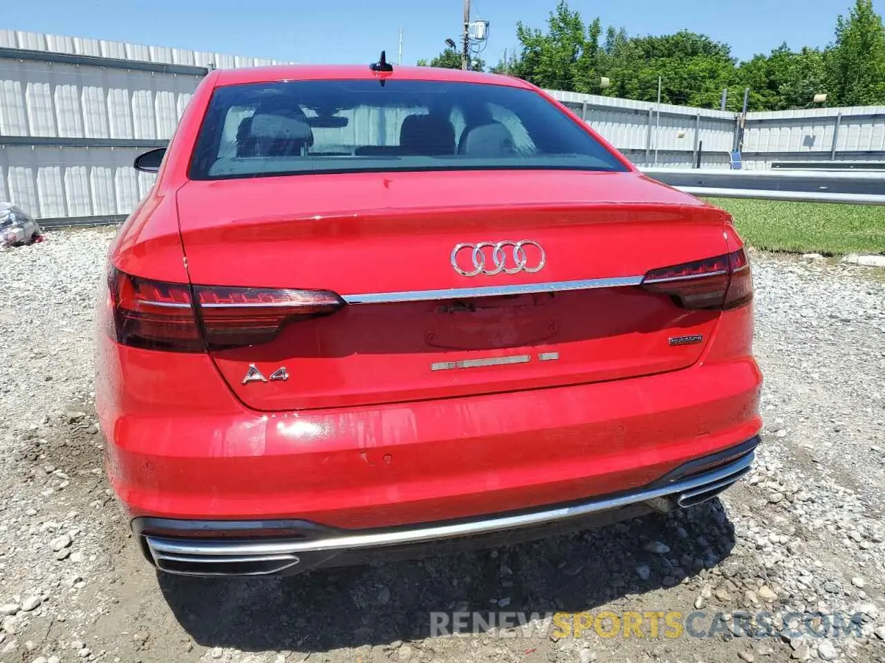 6 Photograph of a damaged car WAUEAAF41RN006180 AUDI A4 2024