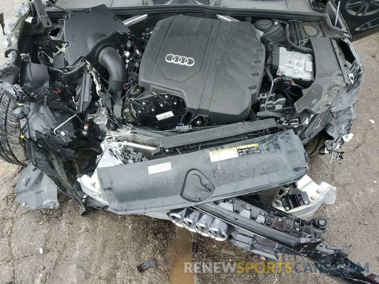 11 Photograph of a damaged car WAUEAAF41RN013193 AUDI A4 2024
