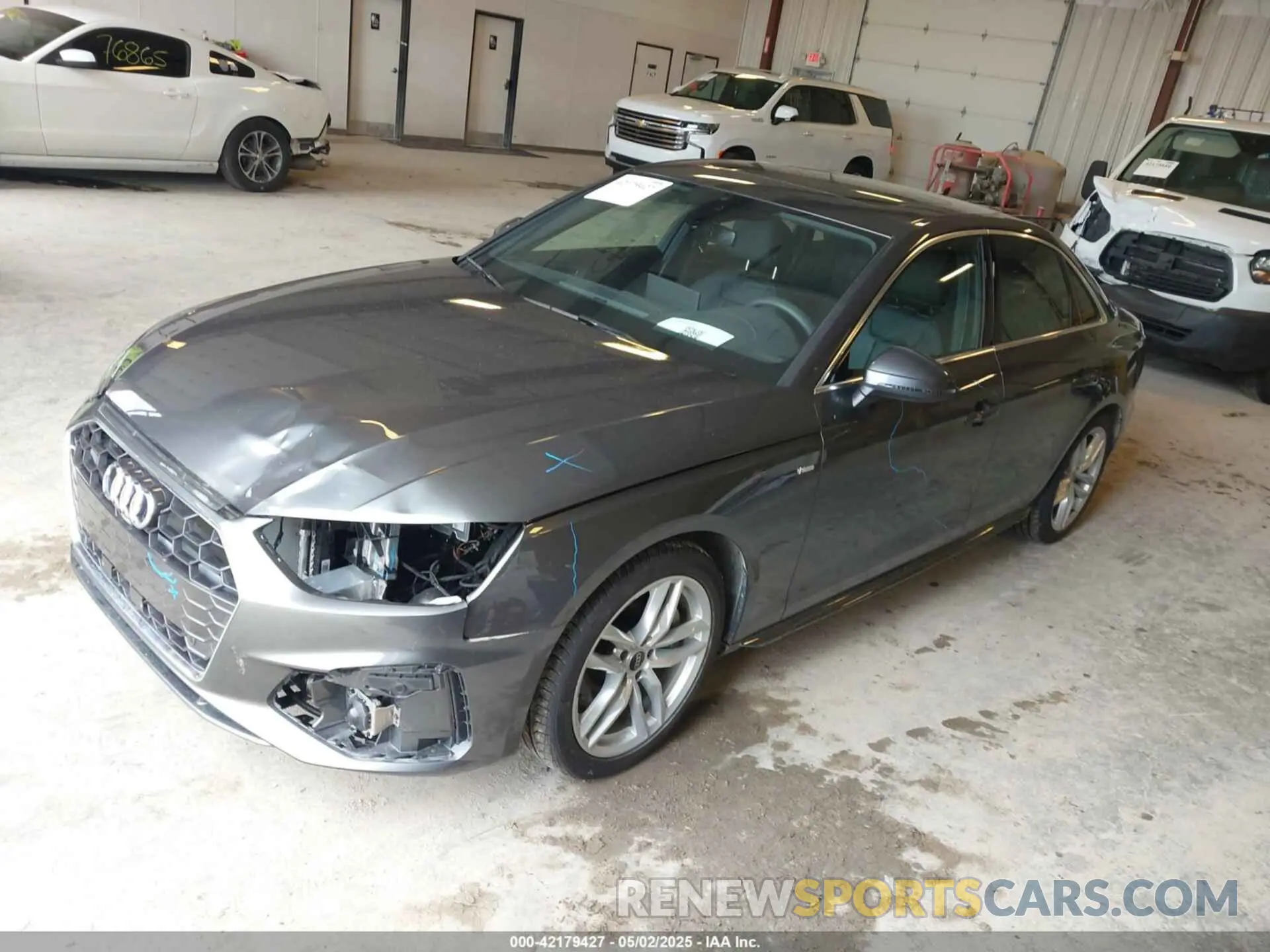 2 Photograph of a damaged car WAUEAAF42RN018774 AUDI A4 2024