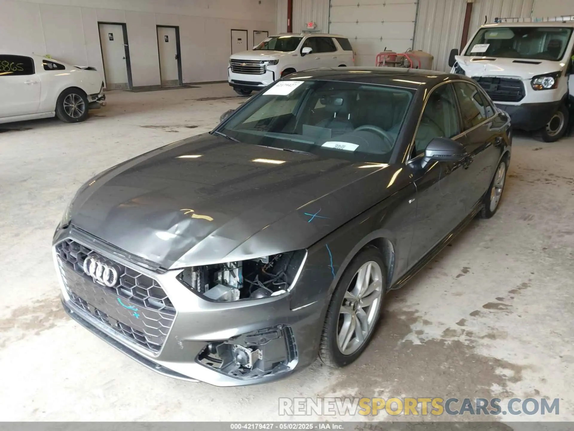 6 Photograph of a damaged car WAUEAAF42RN018774 AUDI A4 2024