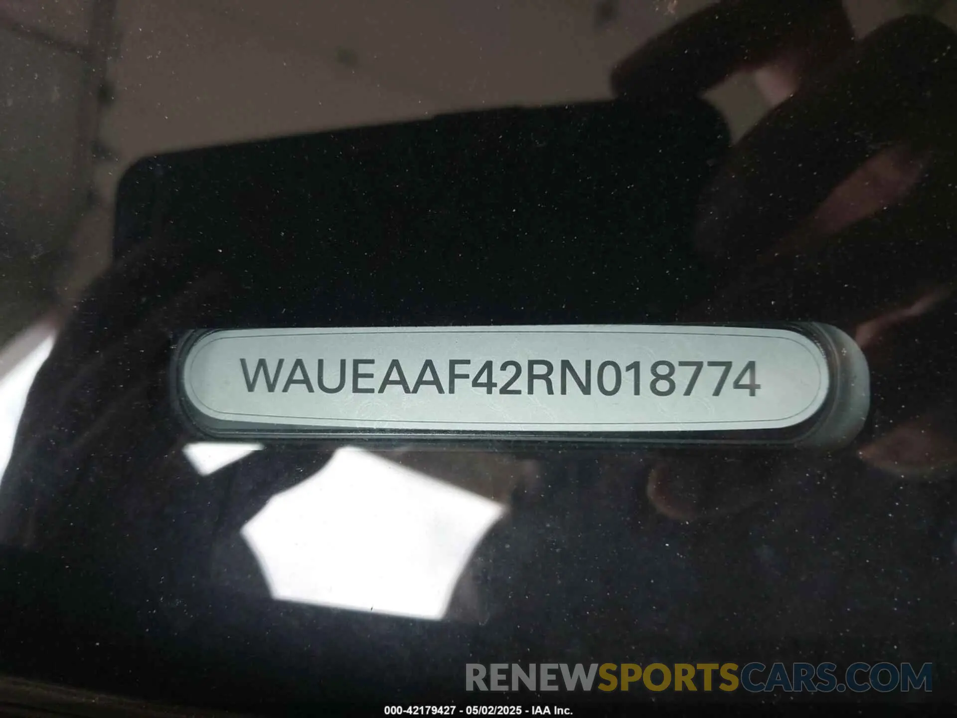 9 Photograph of a damaged car WAUEAAF42RN018774 AUDI A4 2024