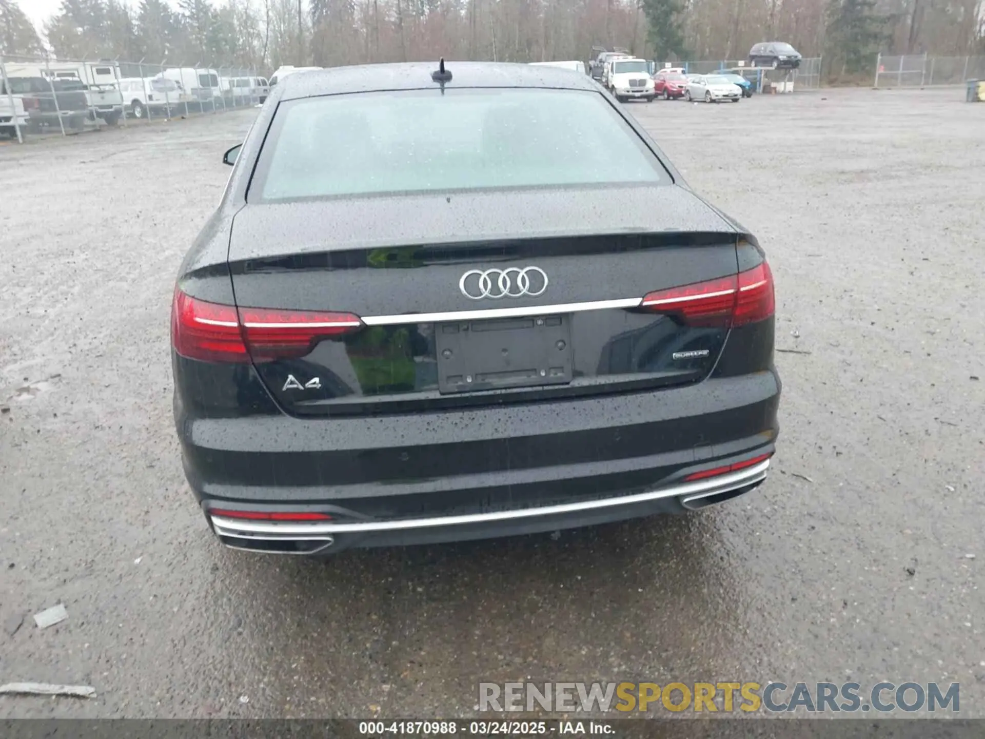 17 Photograph of a damaged car WAUEAAF43RA058319 AUDI A4 2024