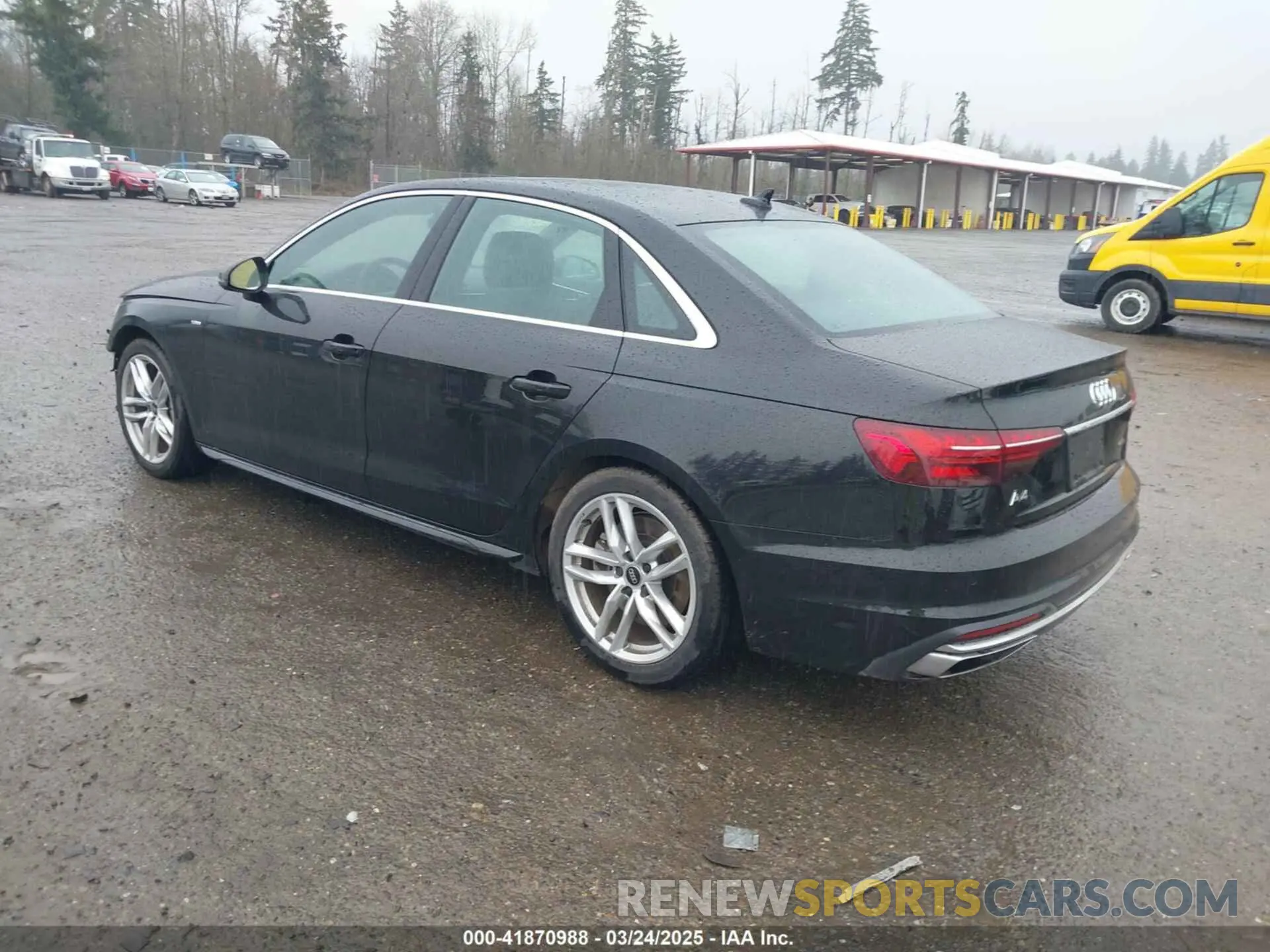 3 Photograph of a damaged car WAUEAAF43RA058319 AUDI A4 2024