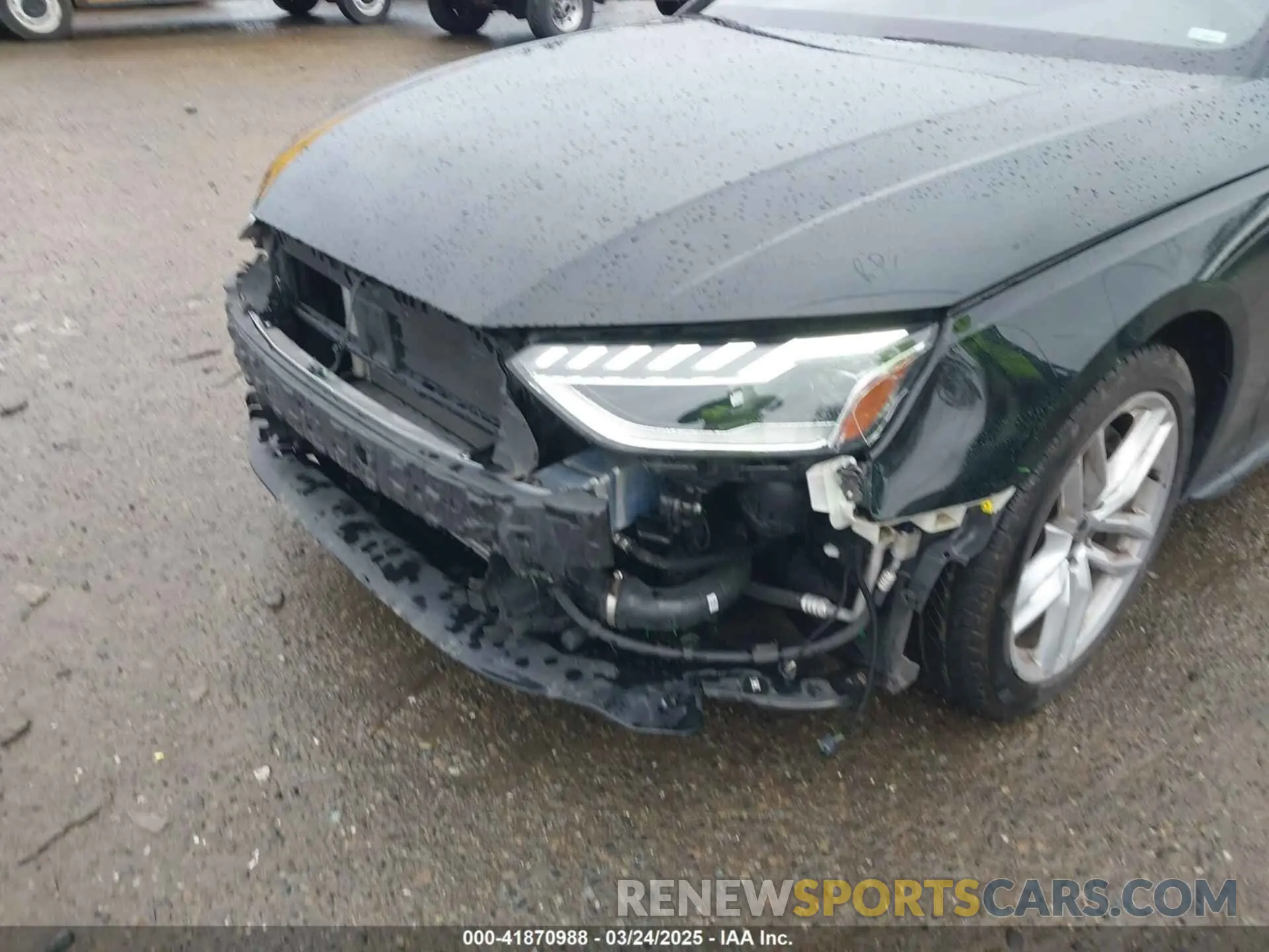 6 Photograph of a damaged car WAUEAAF43RA058319 AUDI A4 2024