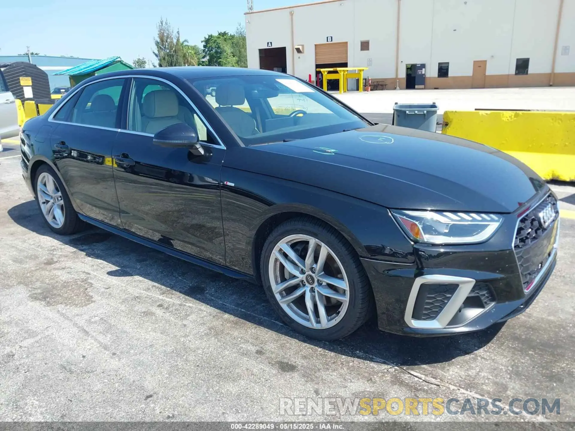 1 Photograph of a damaged car WAUEAAF43RN005502 AUDI A4 2024