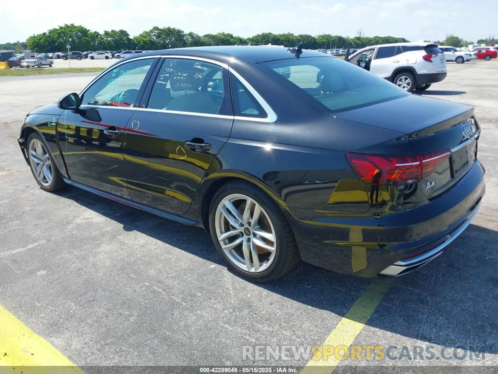 3 Photograph of a damaged car WAUEAAF43RN005502 AUDI A4 2024