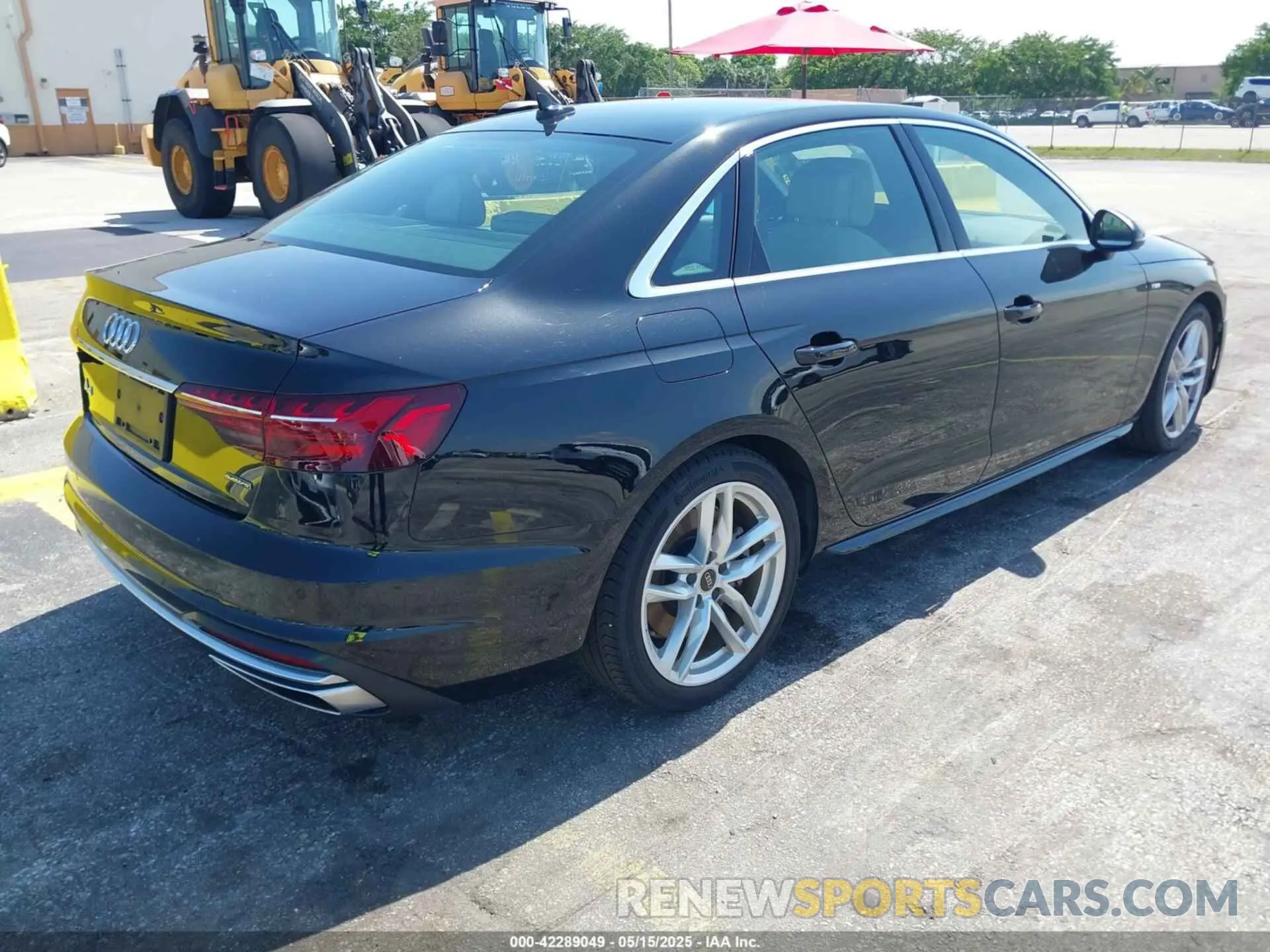 4 Photograph of a damaged car WAUEAAF43RN005502 AUDI A4 2024