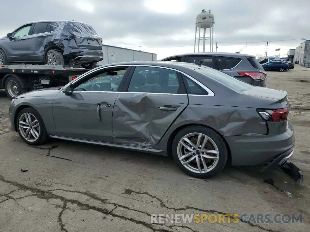 2 Photograph of a damaged car WAUEAAF43RN006634 AUDI A4 2024